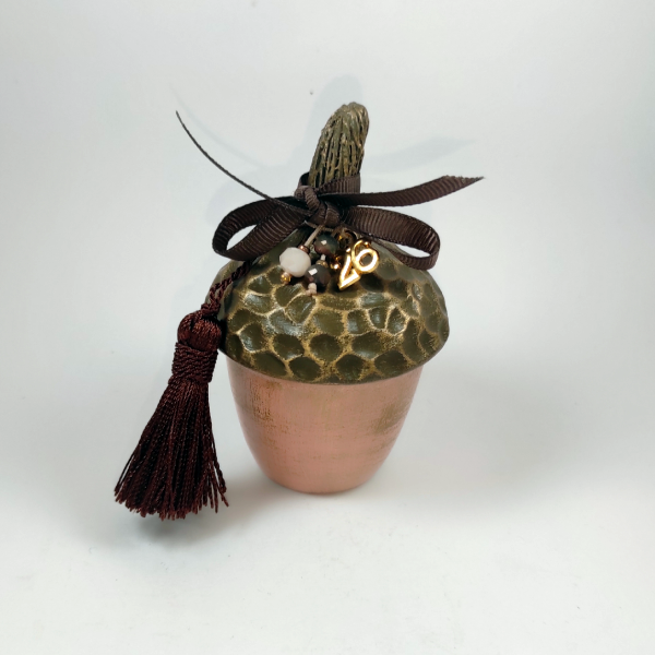 Χειροποίητο κεραμικό βελανίδι