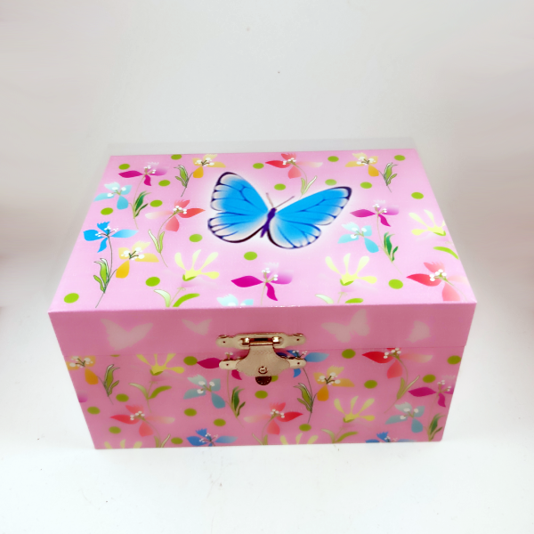 Κοσμηματοθήκη μουσικό κουτί με πεταλούδα