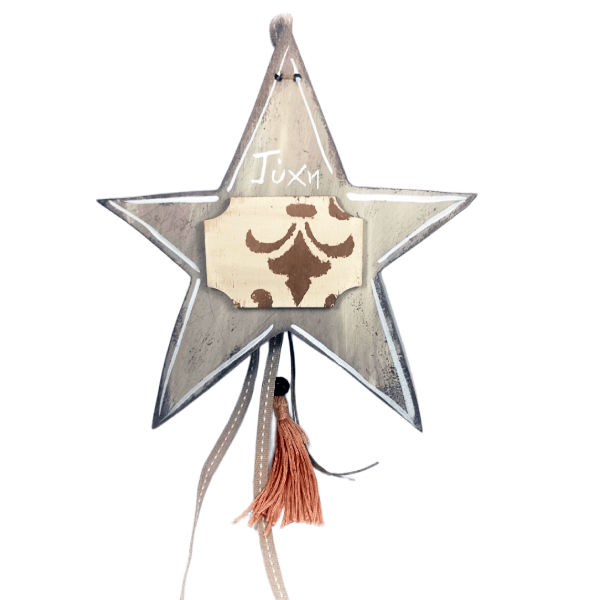 Χειροποίητο κρεμαστό Αστέρι "Τύχη"