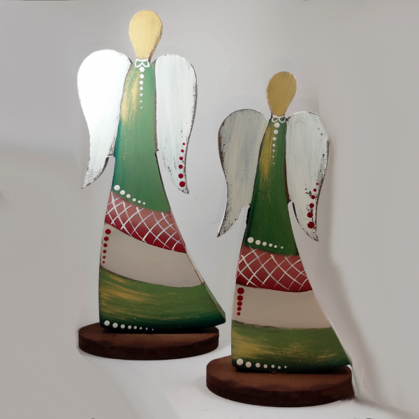 Χειροποίητος Άγγελος πολύχρωμος - μεγάλος