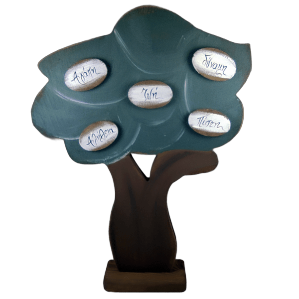 Χειροποίητο επιτραπέζιο δέντρο με ευχές