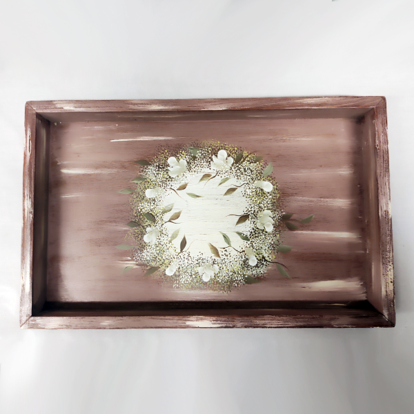 Χειροποίητος δίσκος ξύλινος