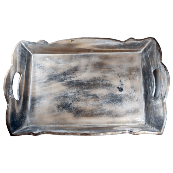 Δίσκος ξύλινος αντικέ