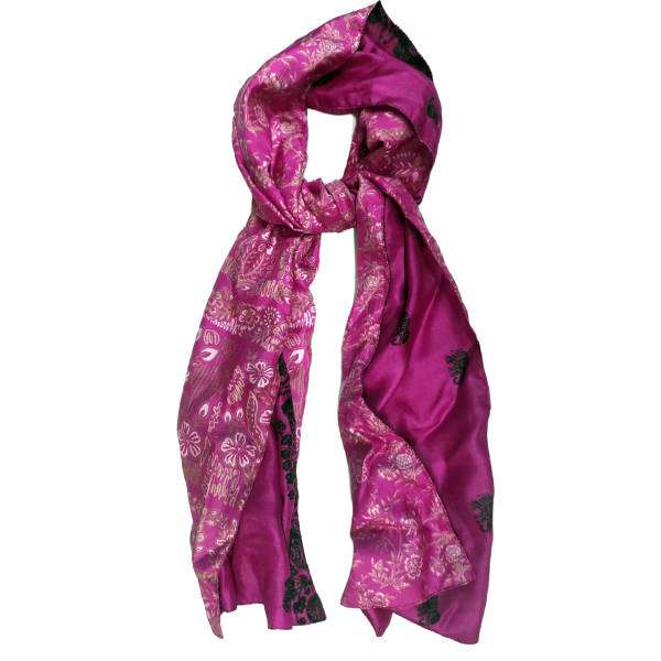 Φουλάρι μεταξωτό διπλό ύφασμα