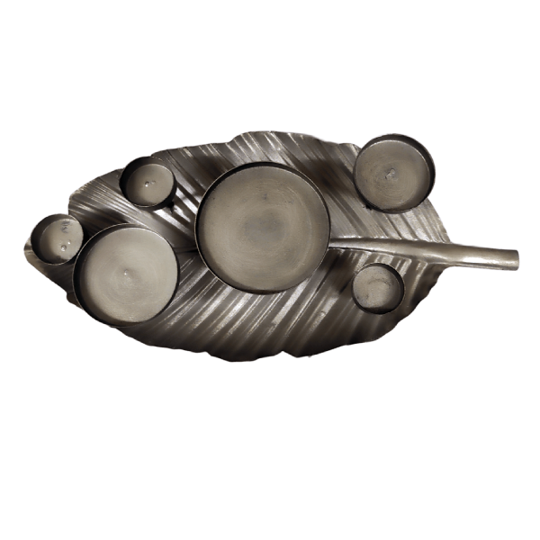 Κηροπήγιο μεταλλικό 6 θέσεων διαφόρων μεγεθών