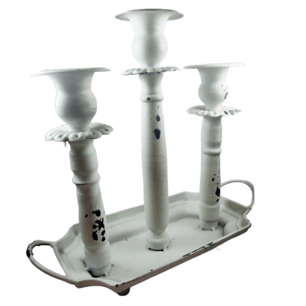 Κηροπήγιο ξύλινο 3ων θέσεων