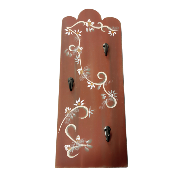 Χειροποίητη κρεμάστρα με λουλούδια