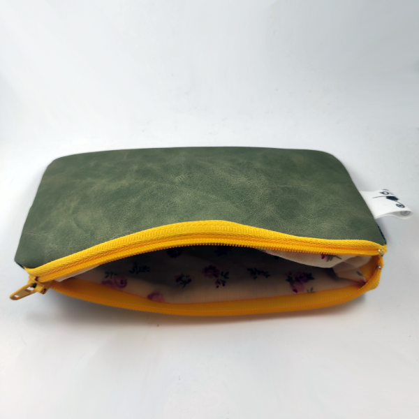 Alternative view of Χειροποίητο πορτοφόλι με φτερό παγωνιού