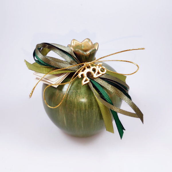 Χειροποίητο κεραμικό ρόδι