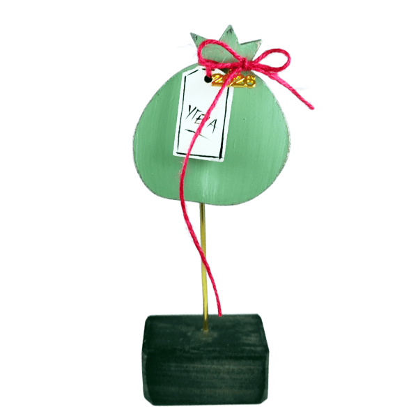 Χειροποίητο επιτραπέζιο ρόδι σε βάση "Υγεία"