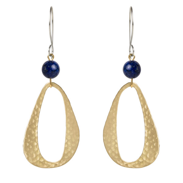 Χειροποίητα σκουλαρίκια με ημιπολύτιμες χάντρες