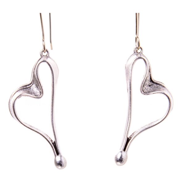 Χειροποίητα σκουλαρίκια καρδιά