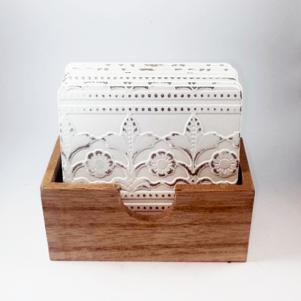 Σουβέρ τετράγωνο - σετ 6