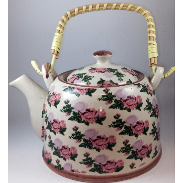 Κεραμική τσαγιέρα με σουρωτήρι